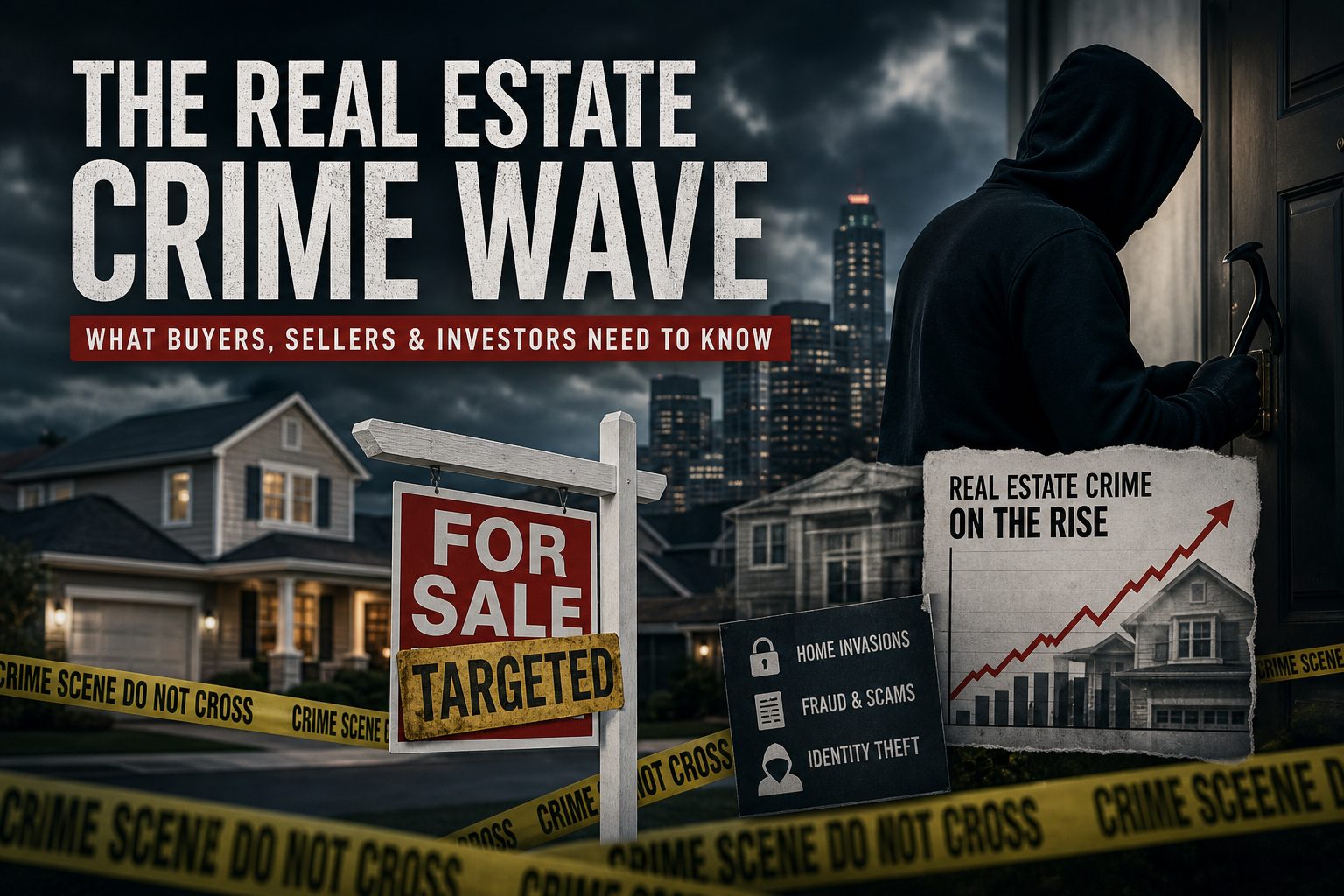 Buyers and sellers and homeowners in San Diego need to be very cautious about a crime wave and scams that are happening in the real estate.